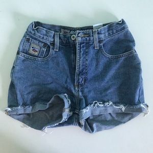 High Waisted Denim Shorts